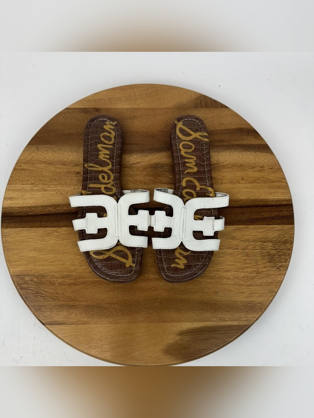 Sam Edelman Women's White Sandals